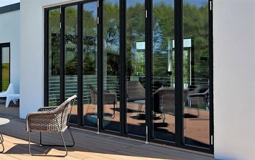 Bifolding Doors and patio