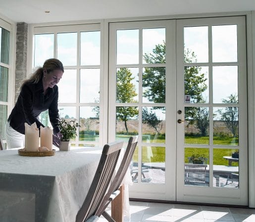 House with French Patio Doors