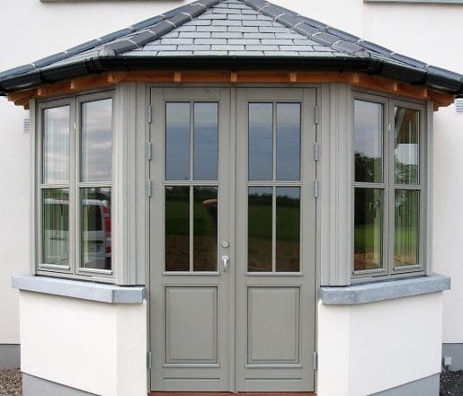French Door and windows in grey